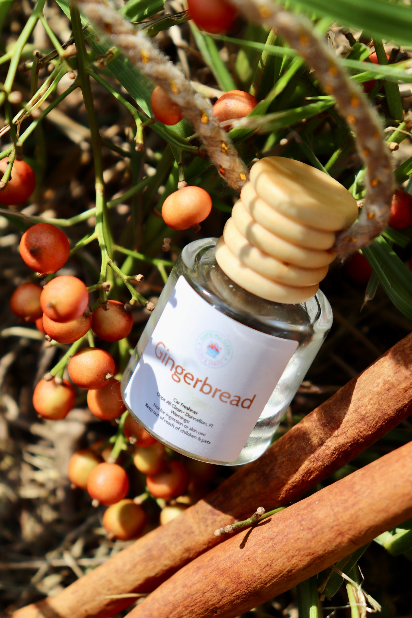 Essential Oil Car Freshener ~ Gingerbread