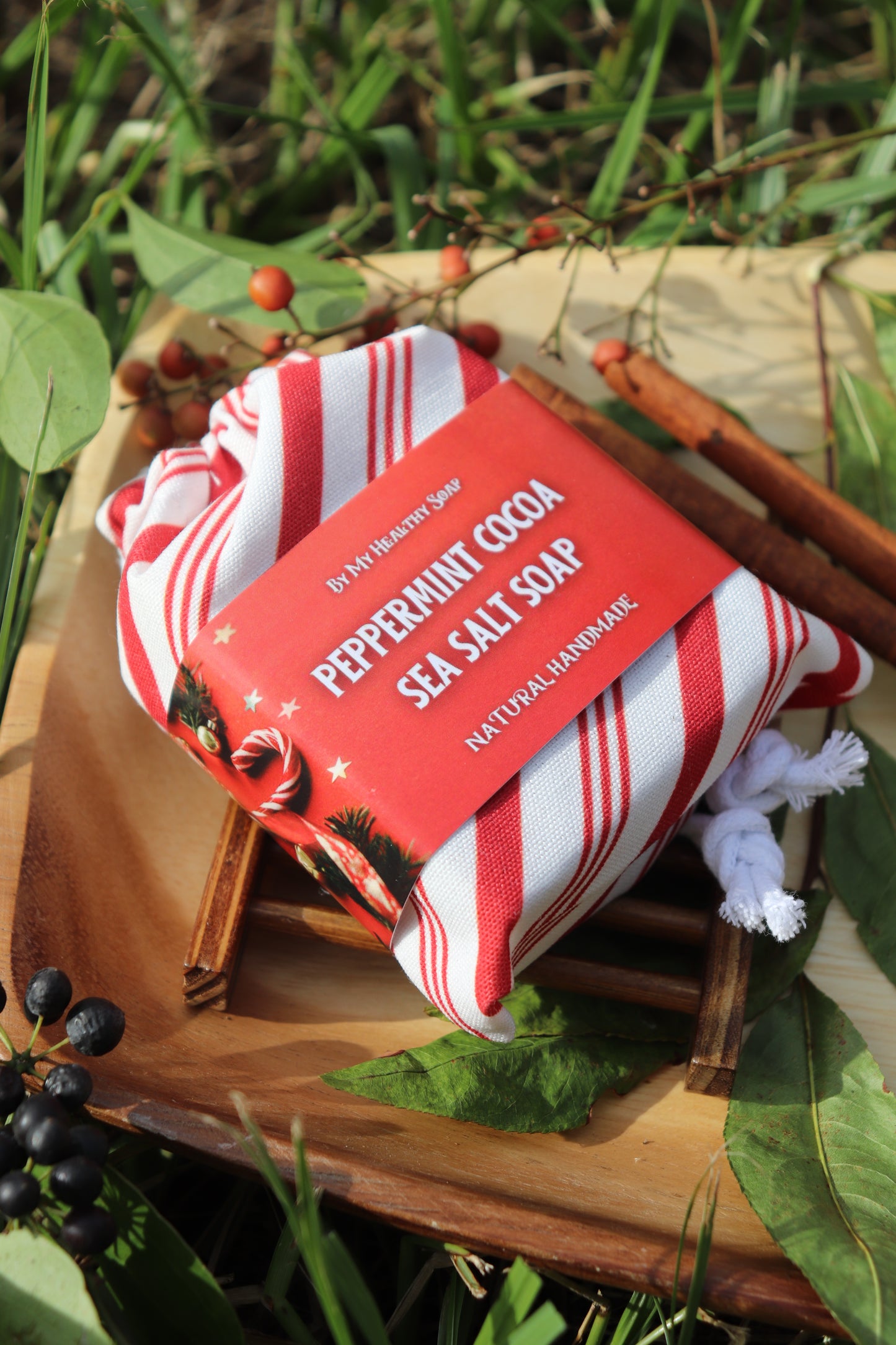Peppermint Cocoa Sea Salt Soap