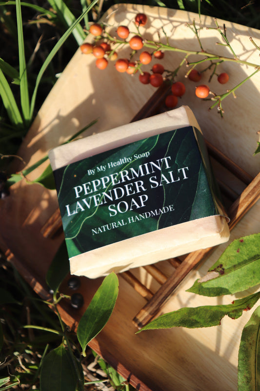 Peppermint Lavender Sea Salt Soap