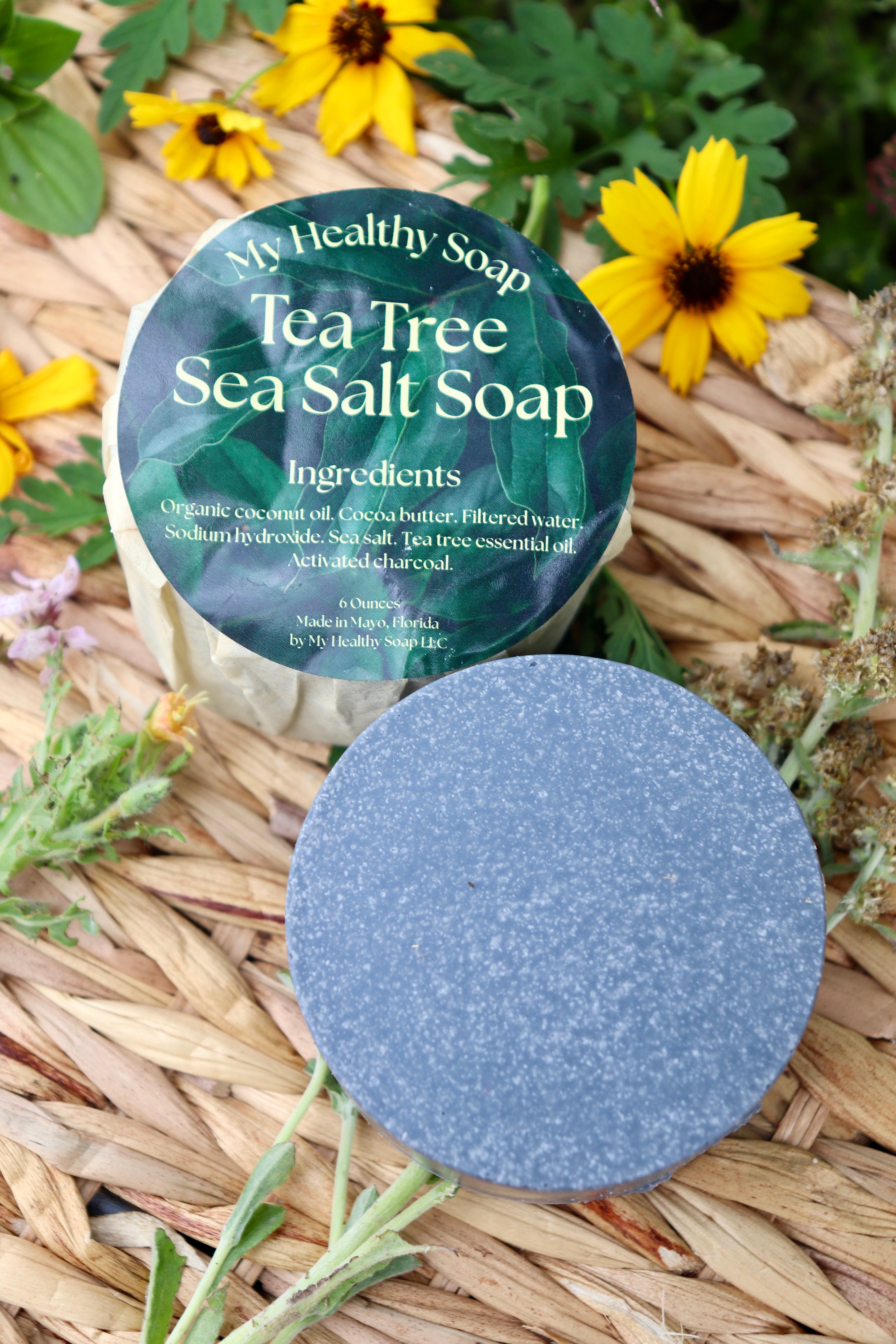 Tea Tree & Charcoal Sea Salt Soap