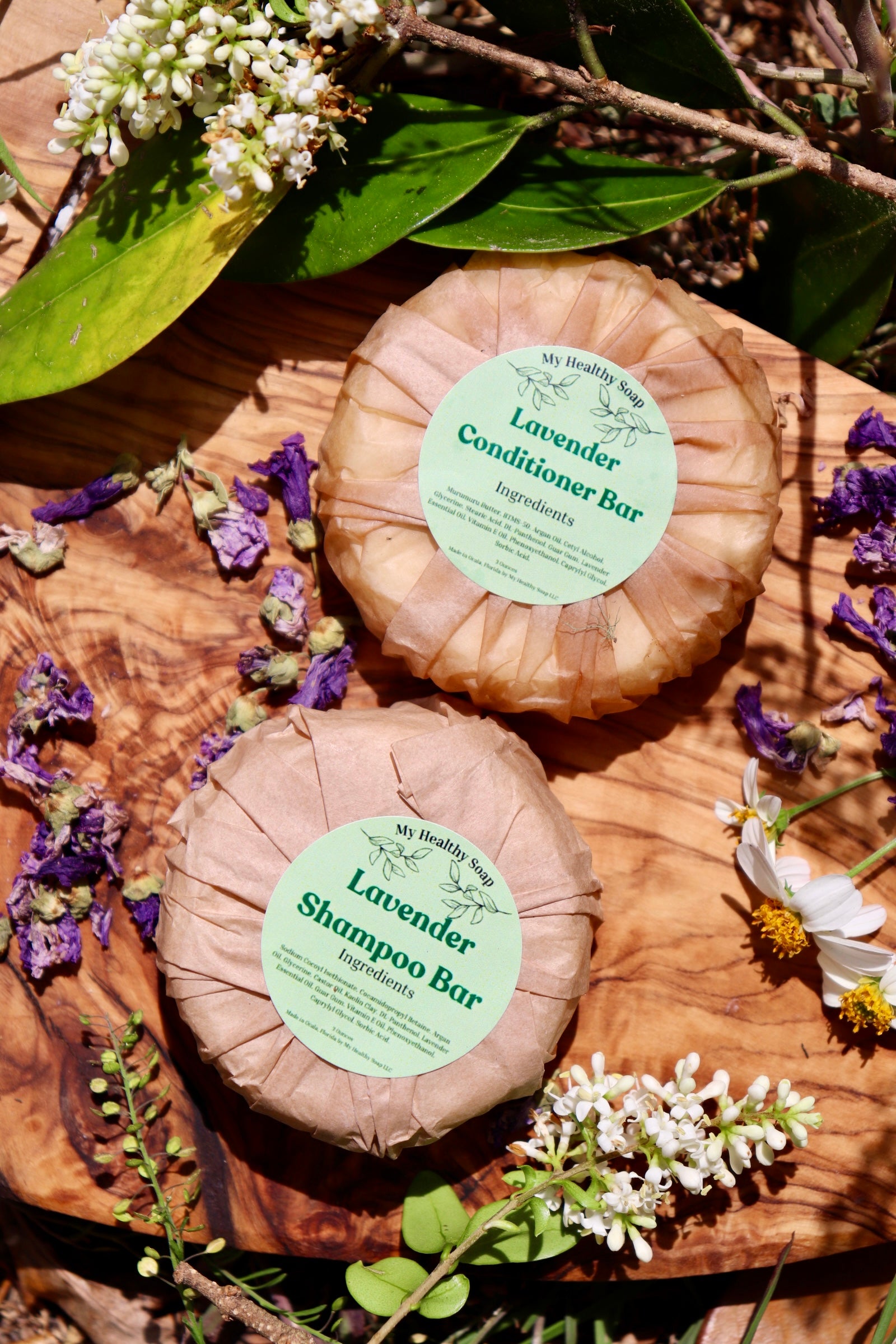 Shampoo & Conditioner Bar Set