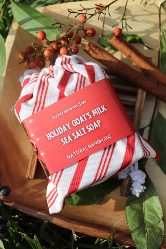 Holiday Goat's Milk Sea Salt Soap