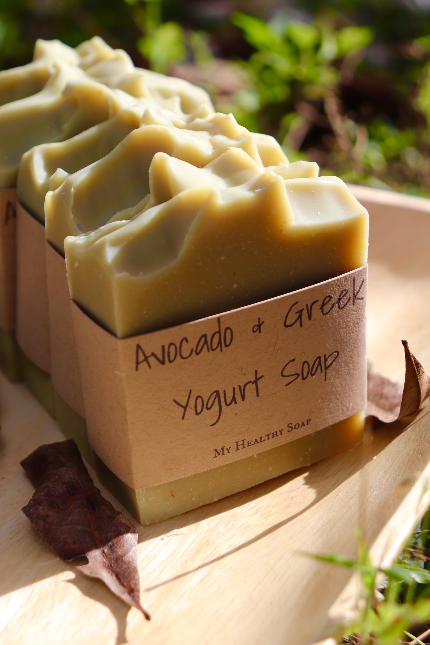 Avocado and Greek yogurt soap