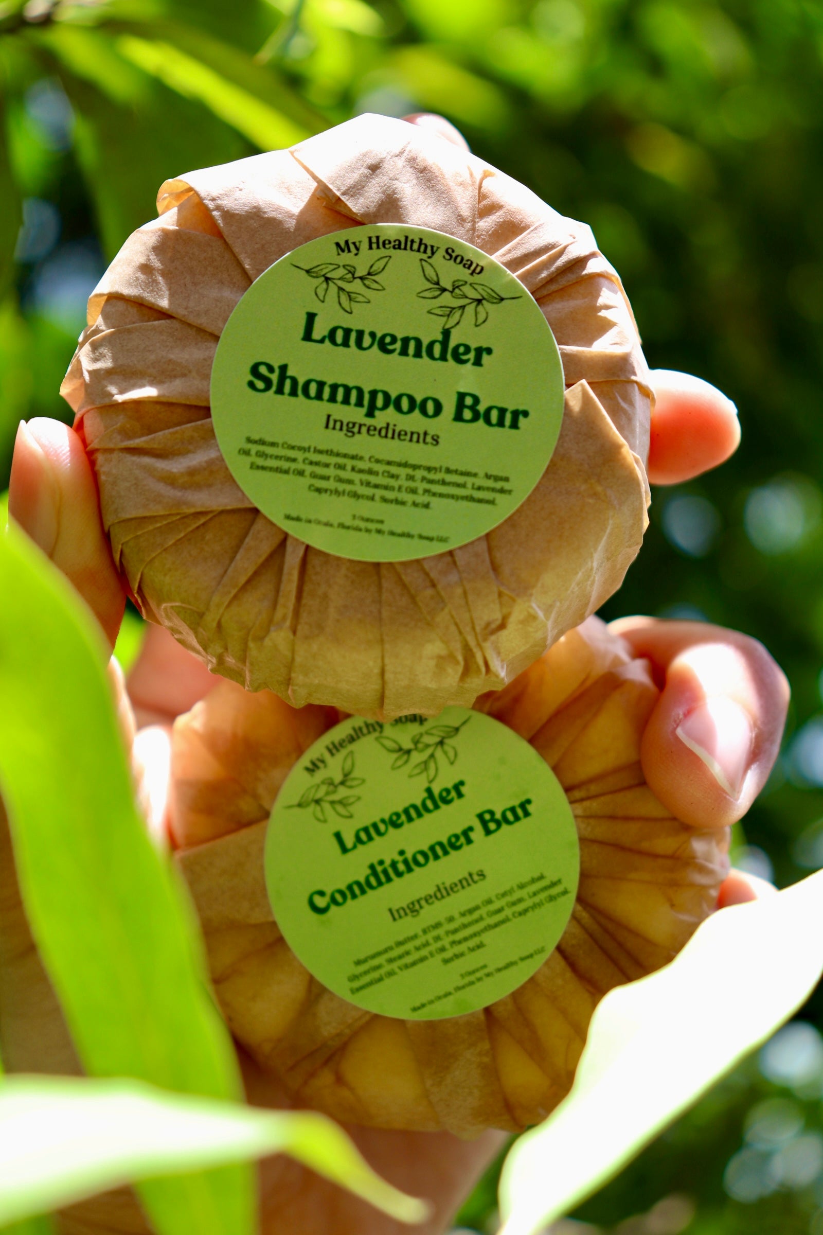 Shampoo & Conditioner Bar Set