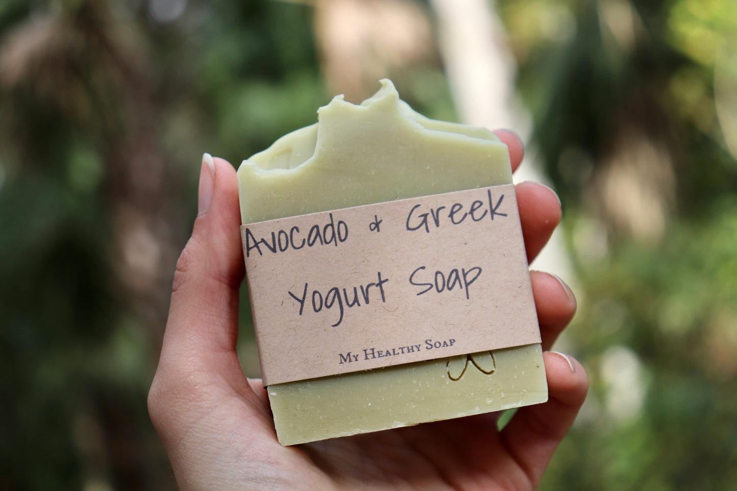 Avocado and Greek yogurt soap