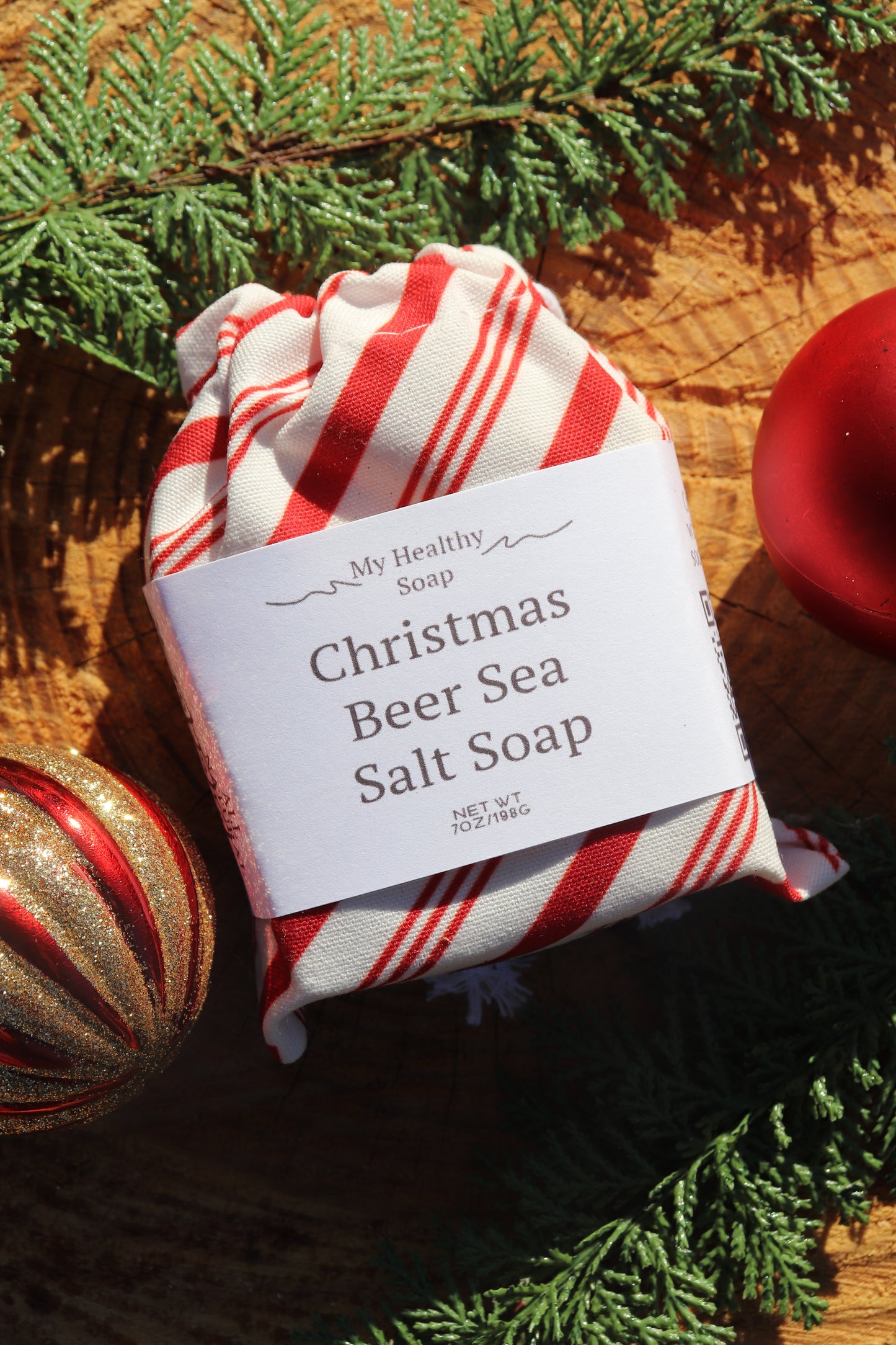 Christmas Beer Sea Salt Soap