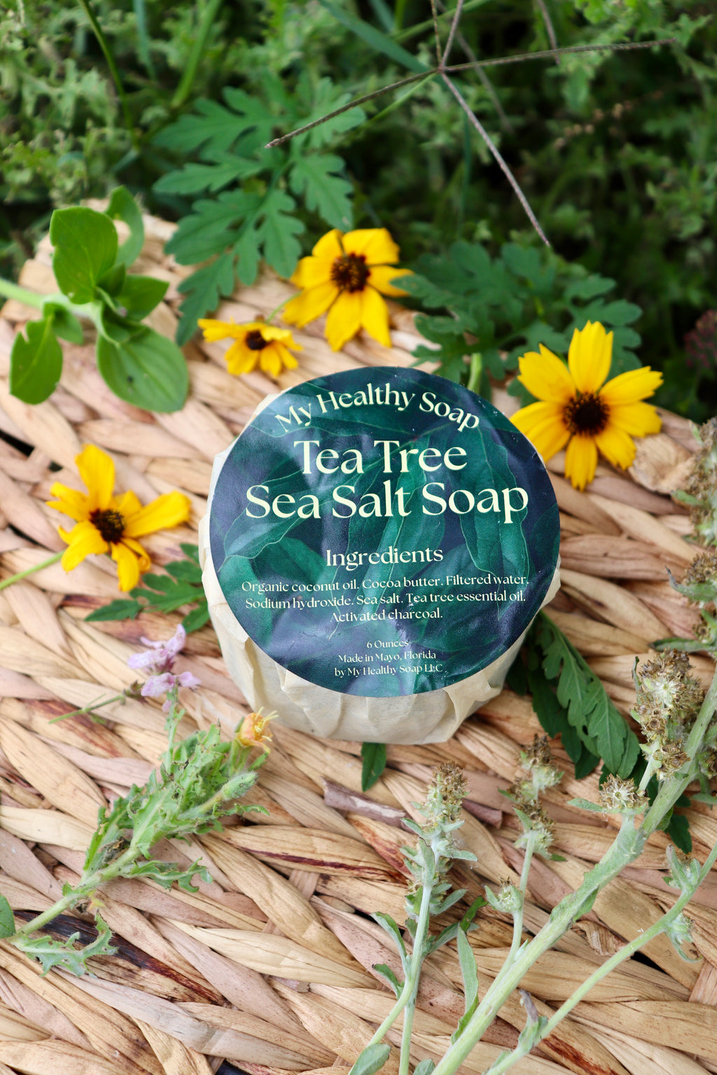 Tea Tree & Charcoal Sea Salt Soap