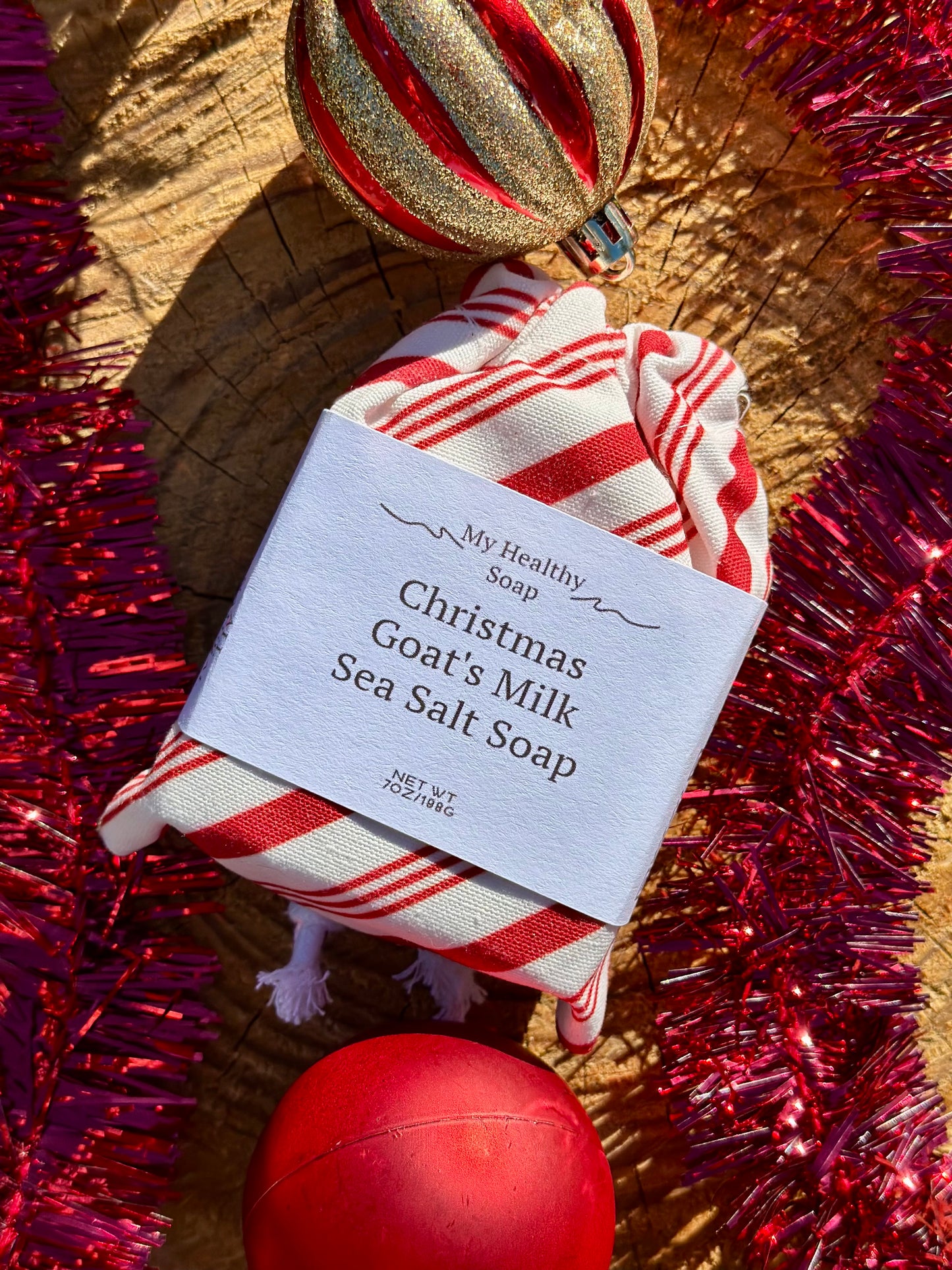 Christmas Goat's Milk Sea Salt Soap