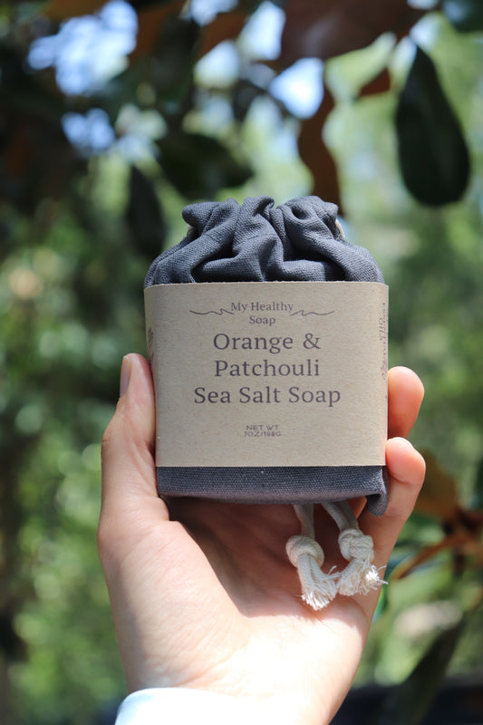 Orange & Patchouli Sea Salt Soap