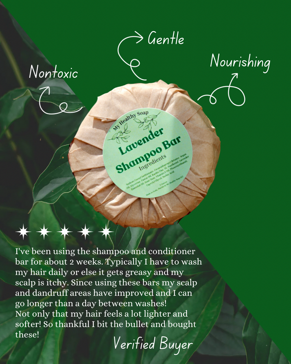 Shampoo & Conditioner Bar Set